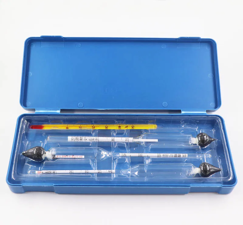 

3pcs 0-100 alcohol meter alcohol concentration meter alcohol density meter thermometer