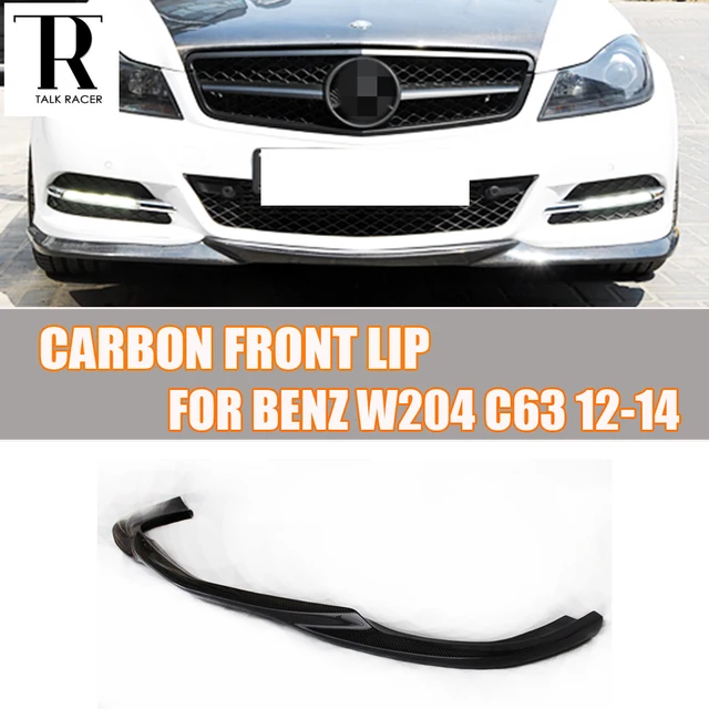 W204 C63 Carbon Fiber Front Lip Spoiler for Mercedes Benz Benz W204 C63