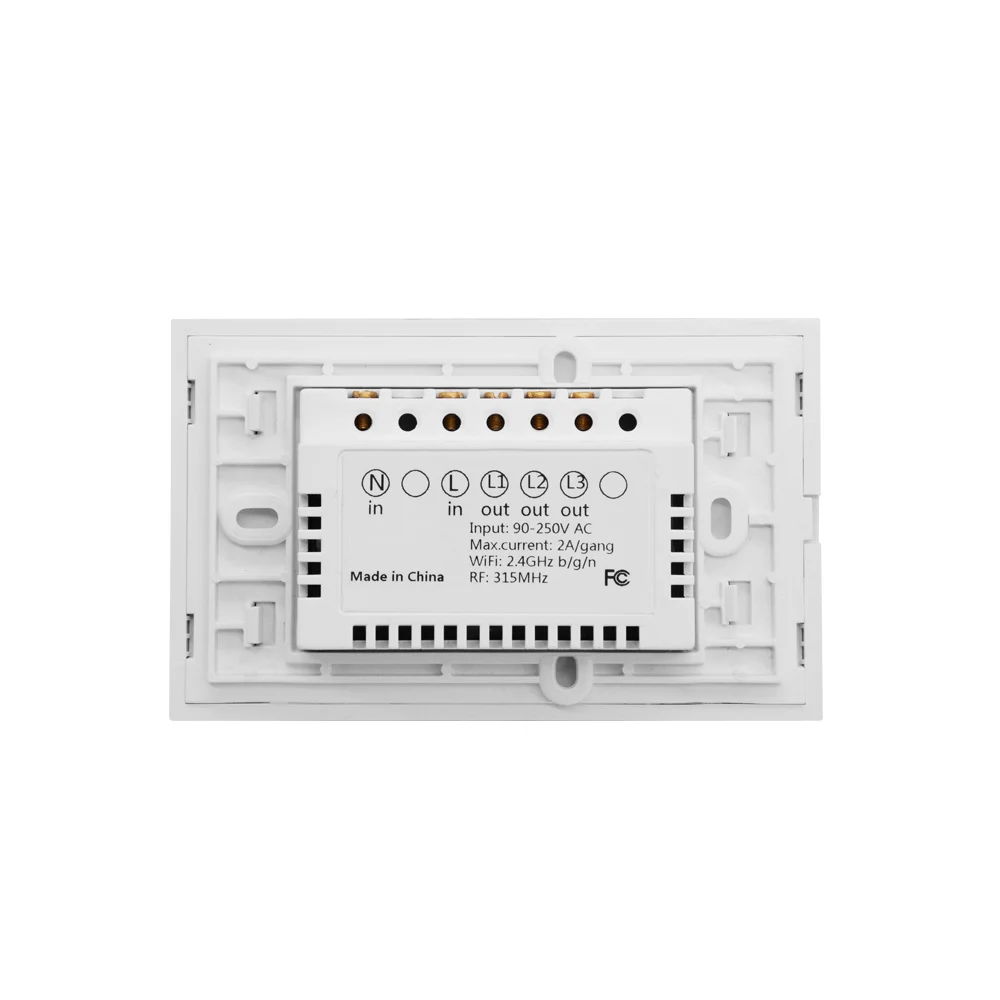 WS Wi Fi приложение/сенсорный настенный выключатель света 1/2/3 панель сенсорный