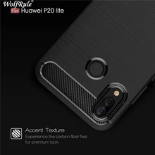 WolfRule Huawei P20 Lite Cases Huawei Nova 3E Cover Shockproof Soft TPU Brushed Back Case For Huawei P20 Lite Case Shell Funda WolfRule Huawei P20 Lite Cases Huawei Nova 3E Cover Shockproof Soft TPU Brushed Back Case For Huawei P20 Lite Case Shell Funda