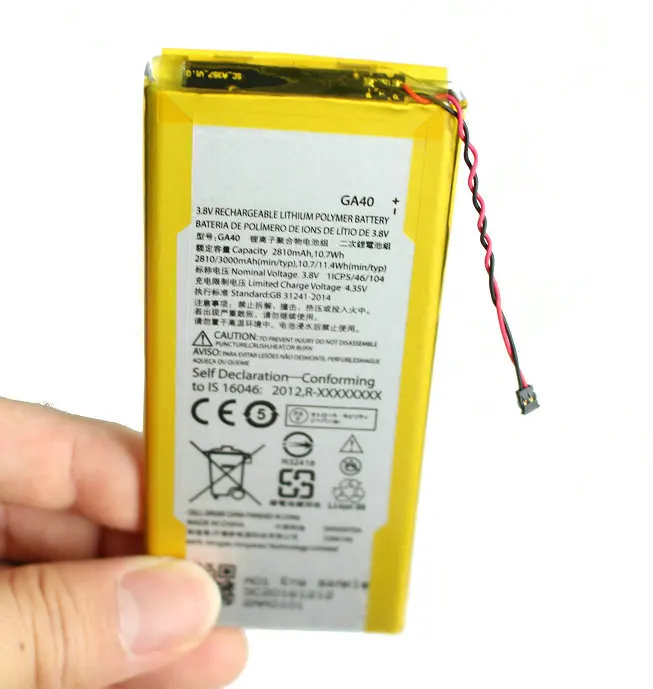 2 шт./лот сменный литий полимерный аккумулятор GA40 3000 мАч для Motorola Moto G4 Plus XT1625 XT1622