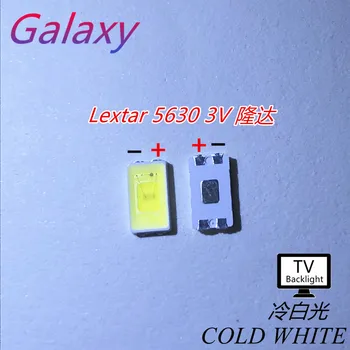 

200pcs Lextar LED Backlight 0.5W 5630 3V Cool white LCD Backlight for TV TV Application PT56Z03 led