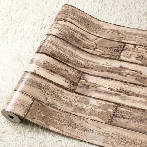 New 4-color retro rustic wood background wallpaper 3D wood striped wallpaper for Living room bedroom TV wall Mural wall paper New 4-color retro rustic wood background wallpaper 3D wood striped wallpaper for Living room bedroom TV wall Mural wall paper