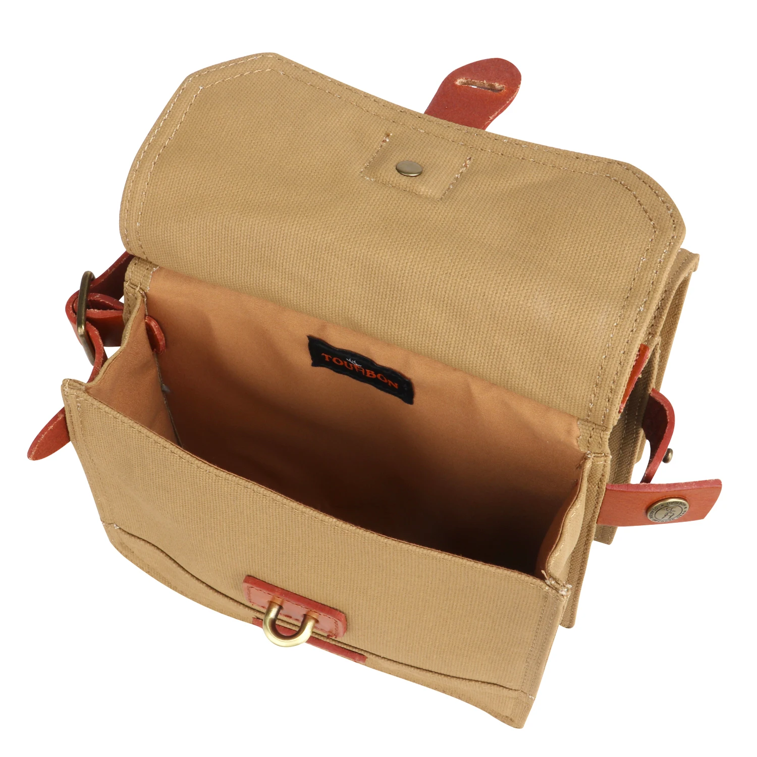 Tourbon винтажная сумка для трубки велосипедной рамы, сумка для переноски велосипеда, велосипедная сумка с креплением на руль, премиум-чехол для ручки цвета хаки, восковая парусина, водонепроницаемая