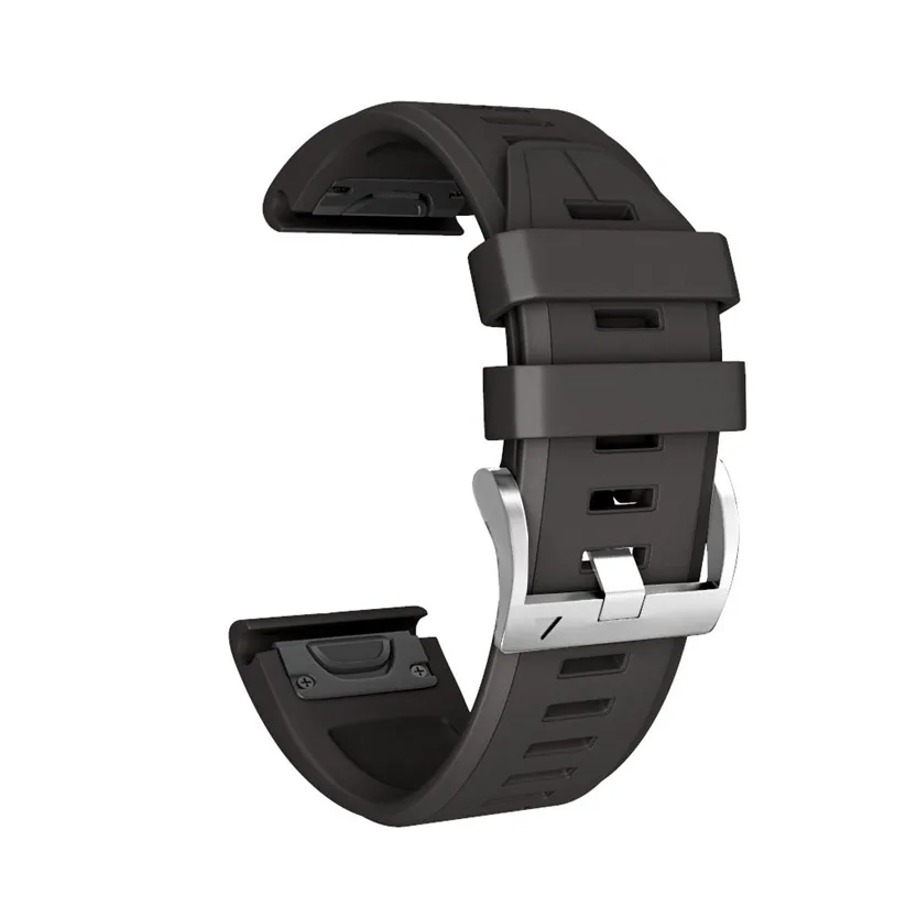 CARPRIE силиконовый браслет Quick Release Easy Fit Wirstband Замена для Garmin Fenix 5 плюс td0810 челнока - Цвет: Black
