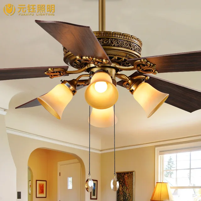 Fan Lamp Living Room Chandelier Ceiling Light Electric 52 Fan Lamp Living Room Chandelier Ceiling Light Electric 52 Inch Leaf Decorative