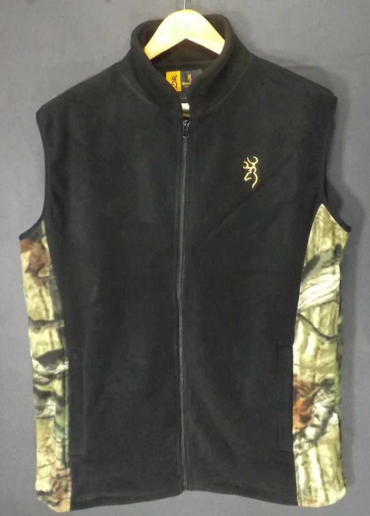 

2019 Browning Spring Winter Men Hunting Vests Polar Fleece Vest Camouflage Outdoor Thermal Waistcoat Quick Dry Sports Vest