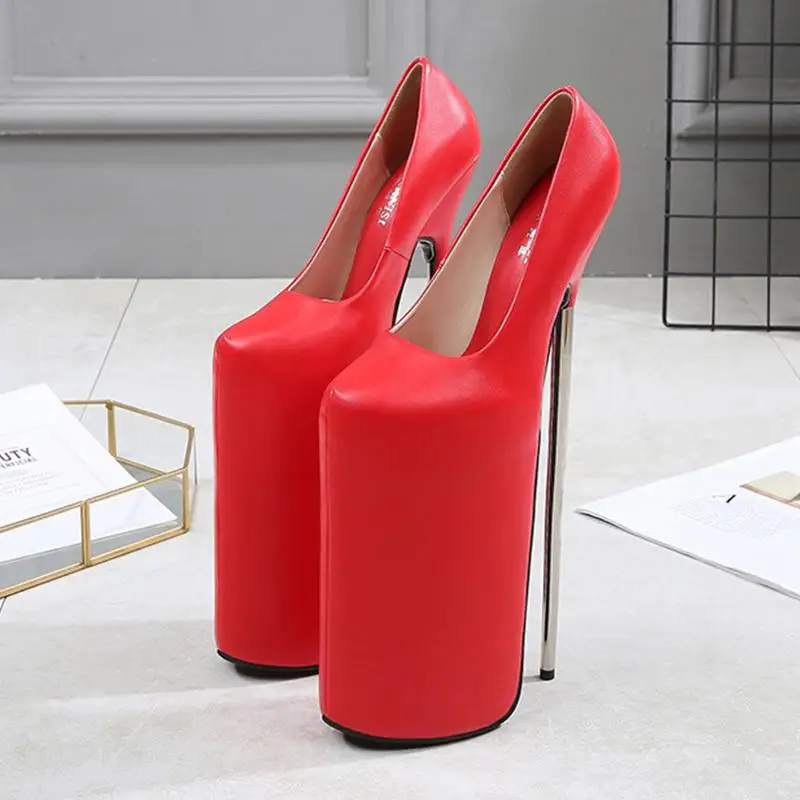 SARAIRIS Big Size 36-46 Top Quality Nightclub Super Thin High Heels Platform Shoes Woman Party Prom Sexy Women Shoes Pumps