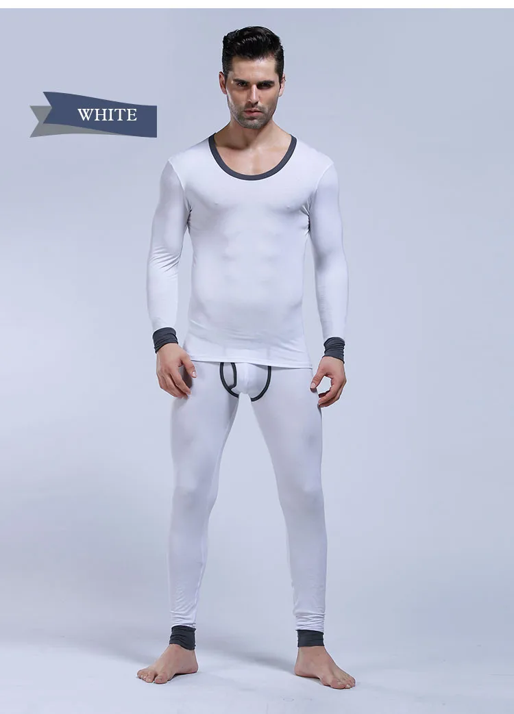 WJ кальсоны Для мужчин нижнее белье Легинсы Для мужчин Pantalon Termico Термальность строка Homme Для мужчин s сексуальные пижамы