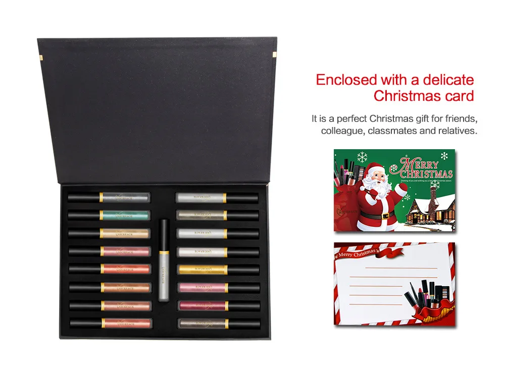 2017 17 Shades Long Lasting Glow Liquid eyeshadow Combining Glitter Particles Cosmetics Powder Eye Makeup Tool Kit Set Bright Color (11)