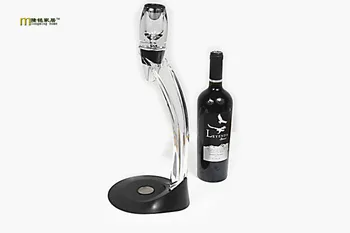 

1set Professional Dining Bar Tool Wine Decanter Set Mini Essential Red Wine Quick Aerator with Filter Stand Holder LJ 005