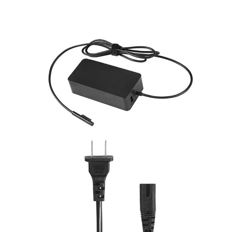 

Charger AC Adapter 15V 4A USB Charging Port Power Supply Laptop PC Tablet US Plug For Microsoft Pro 5/4/3 Surface Book