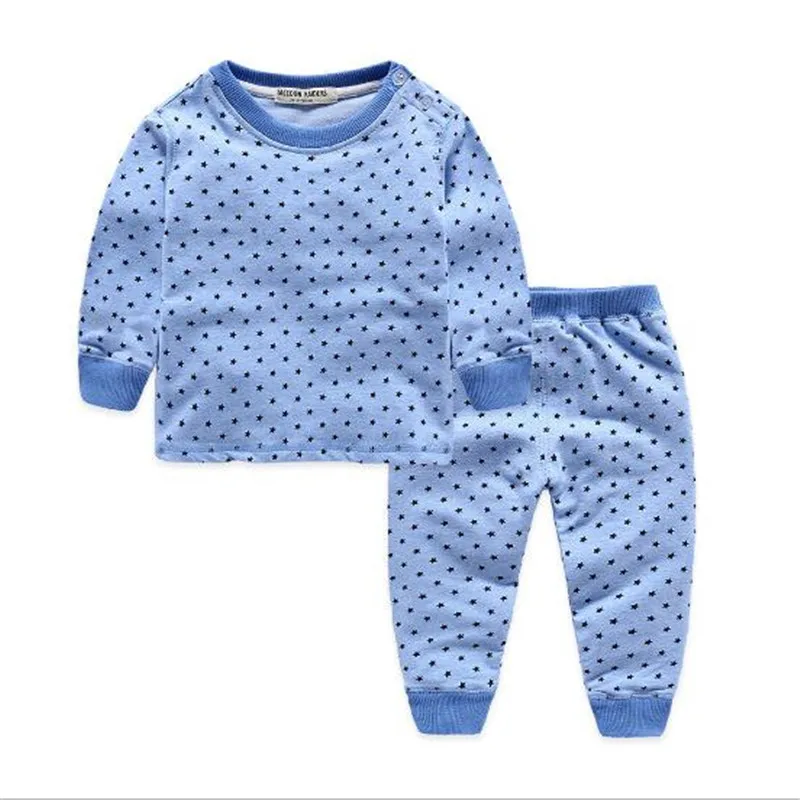 Berymond Kids Thermal Underwear 3 Colors Cotton Thick Boys Pyjamas