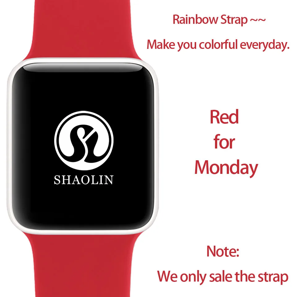 Red Для наручных часов Apple Watch серии 3/2/1 38 мм 42 мм из мягкой дышащей ткани нейлона для я часы сменный ремешок Спортивная петля series4 40 мм 44 мм - Цвет: Red