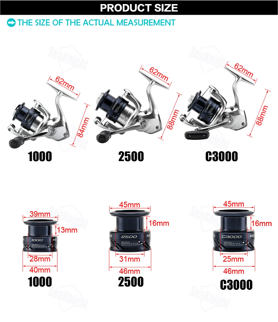 Новое поступление оригинальная SHIMANO NEXAVE 1000 2500 C3000 4000 5000HG низкая Передаточное отношение переднее сопротивление 4BB катушка для ловли карпа в соленой воде