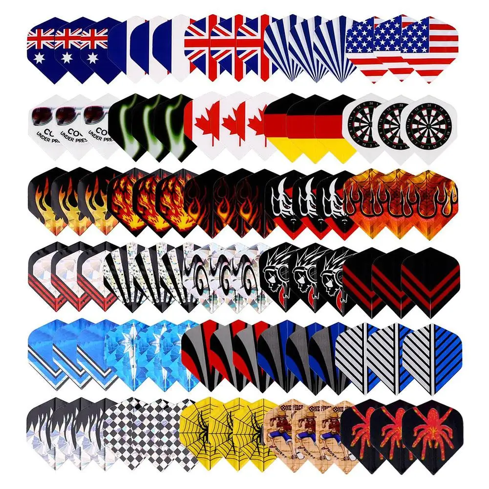 

Outdoor 90PCS/30-Sets Dart Flights Combination Pack Assorted Tail Wing