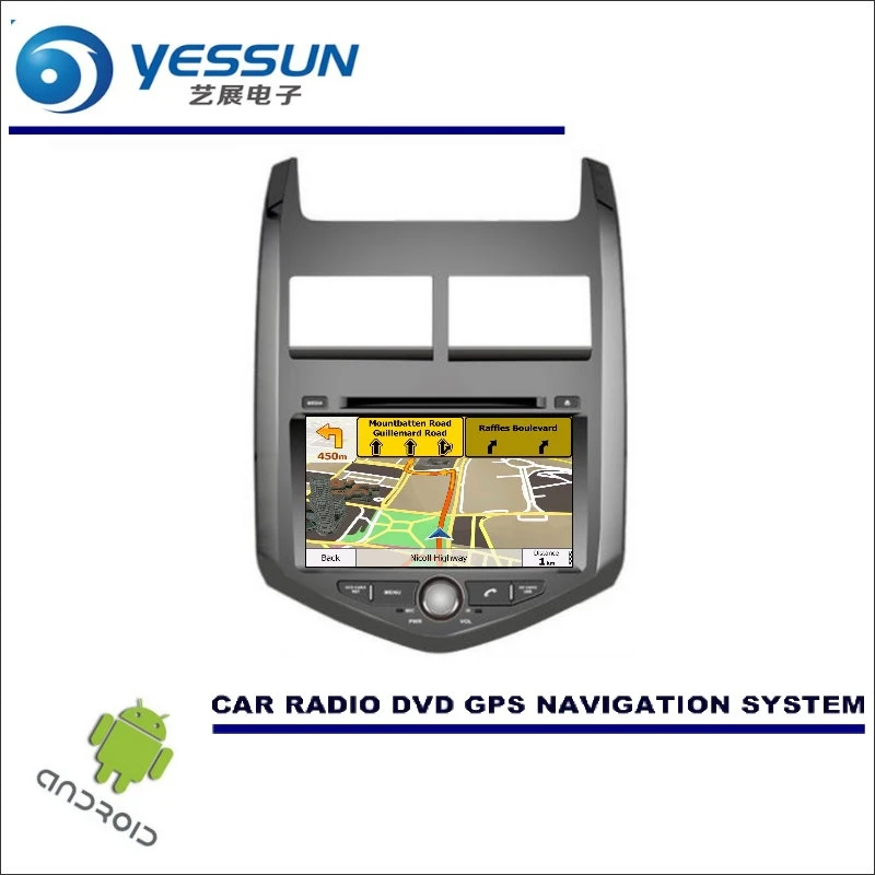 Discount YESSUN Wince / Android Car Multimedia Navigation For Chevrolet Sonic / Aveo 2011~2016 / CD DVD GPS Player Navi Radio Stereo HD 2