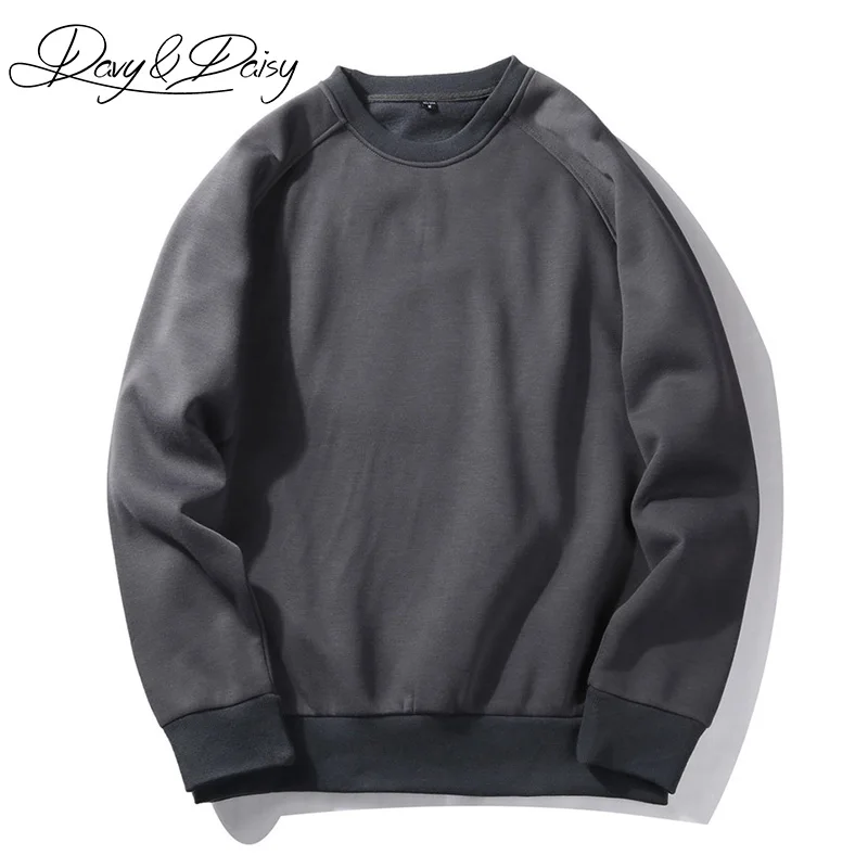 

DAVYDAISY Mens Tracksuits Fleece Thick Brand Casual Street Hip Hop Thick Brief Solid Men Hoodie Sweatshirt Plus Size DHS-026
