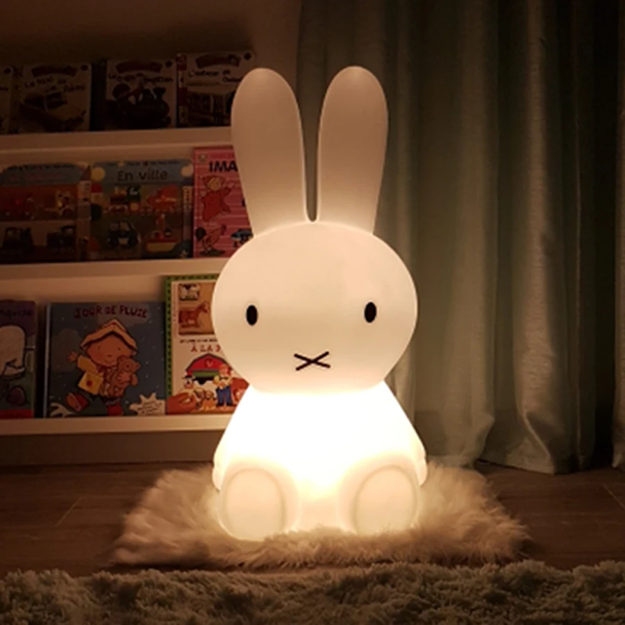 

BEIAIDI 50CM Cute Rabbit ED Night Light Dimmable Children Baby Kids Bedside Table Lamp Toy's Gift Light for Birthday Chrimstmas