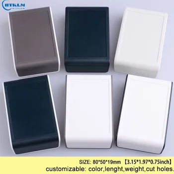 

ABS plastic junction box diy Electronics project design speaker box custom plastic enclosure small desktop box 80*50*19mm 20PCS