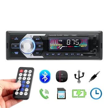 

1 Din Bluetooth Car Radio MP3 Player 12V BT Hands-free Call Auto Stereo Audio MP3 Music Player Support FM USB AUX SD Card
