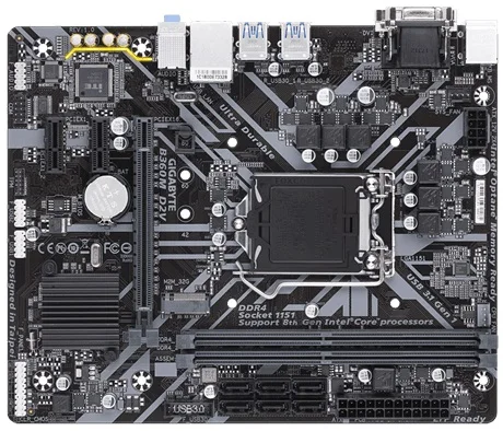 

Gigabyte GA-B360M D2V Desktop Motherboard B360M D2V Intel B360 LGA 1151 Core i7/i5/i3 DDR4 32GB SATA3 USB3.1 M.2 VGA Micro ATX