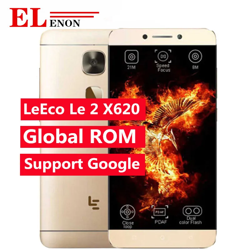 Новый Letv LeEco Le 2X620 смартфон MTK Helio X20 Deca Core 3 ГБ ОЗУ 32 Гб ПЗУ 5 &quot1920x1080 16 МП отпечаток