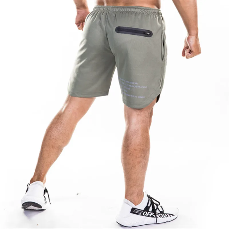 FRMARO Summer new single-layer fitness breathable quick dry short gym men's casual jogging shorts