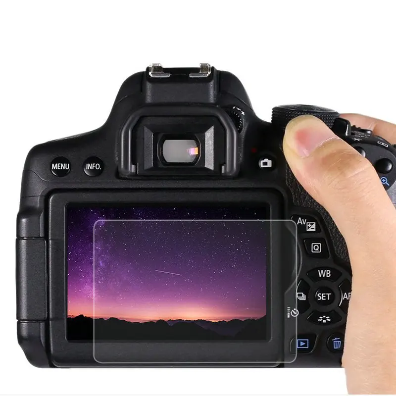 

Tempered Camera LCD Display Glass Protector for Canon EOS M M2 100D 200D 600D 650D 700D 2000D 9000D 1Dx 1Dc