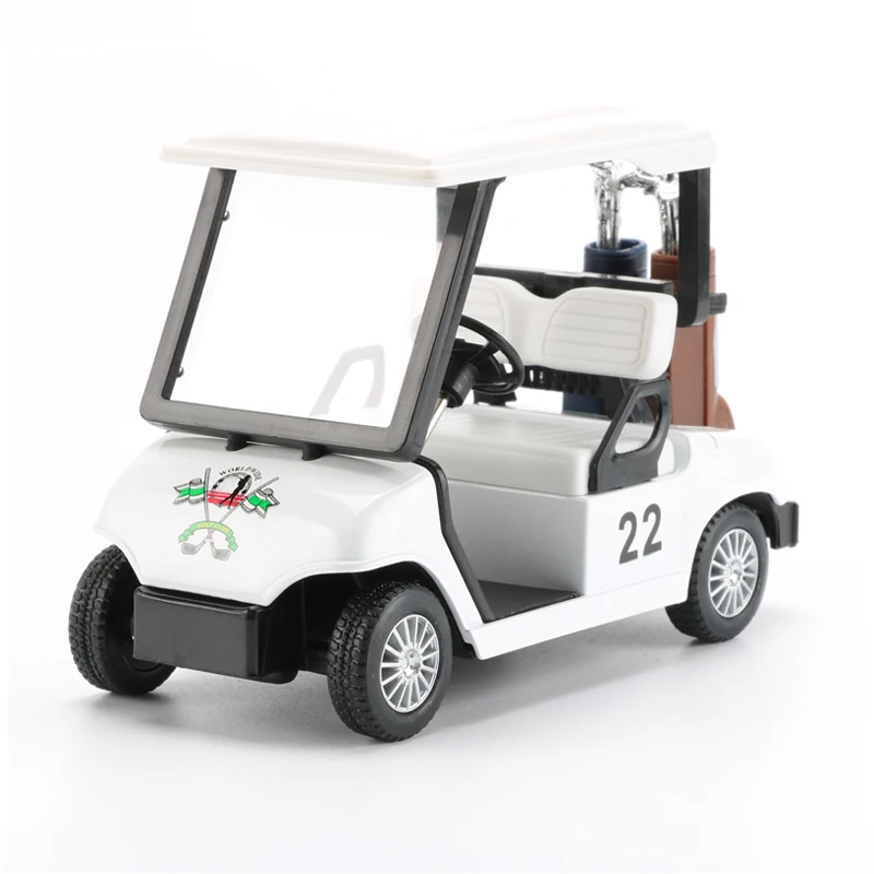 Golf Cart Toy Alloy Pull Back Car Model Simulation Golf Cars Toys For Childrenin Diecasts & Toy