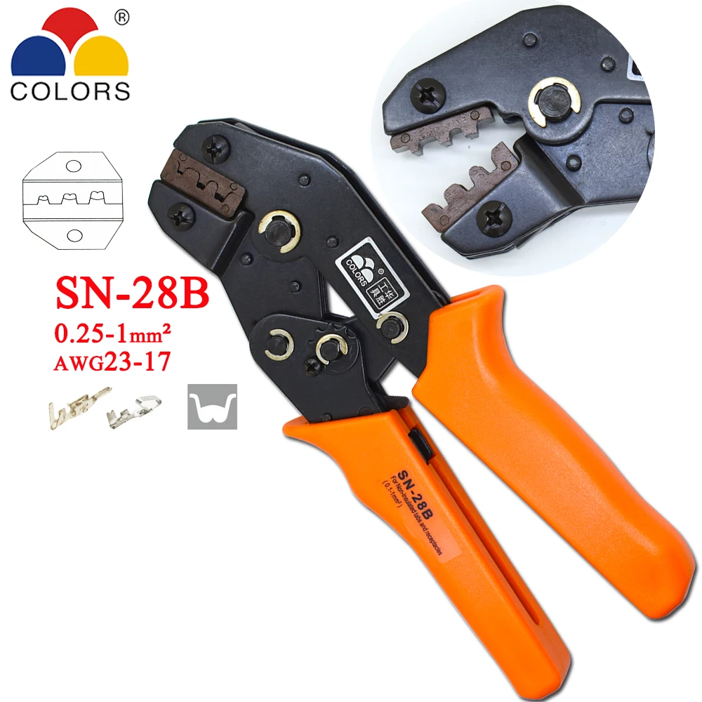 

SN-28B MINI EUROP STYLE crimping tool crimping plier 0.25-1mm2 multi tool tools hands 28-18AWG