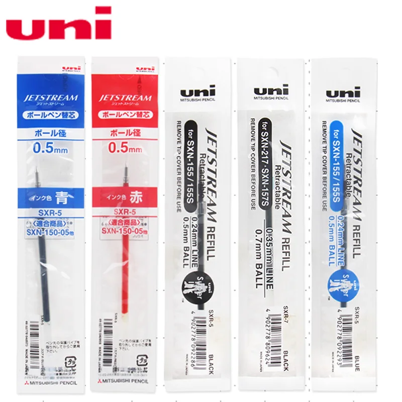 

Japan Uni Jetstream Ballpoint 0.5 mm Tip Refill SXR-5 for SXN-155/SXN-155S Retractable Ballpoint Pen