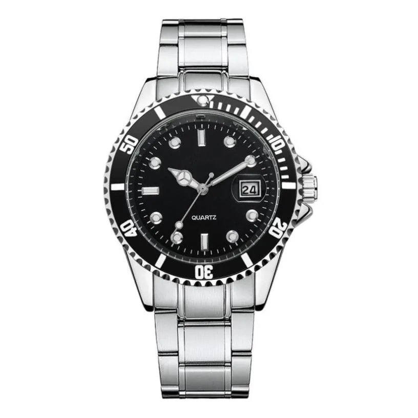 

Fashion Men's Watch Stainless Steel Date Military Sport Analog Quartz Wrist Watches Orologio Uomo
