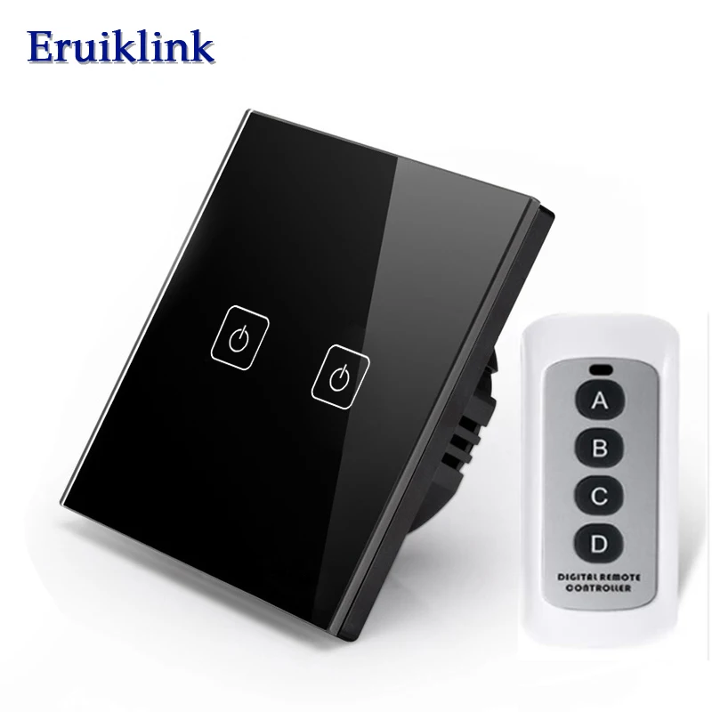 Interruptores e Relés eruiklink interruptores de luz de Function : Remote Wall Light Switch