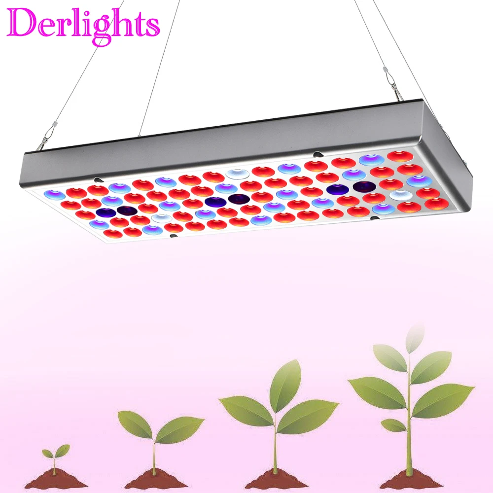 25W 75LED Full Spectrum Grow Lights AC85265V UV IR LED Plant Lamp For