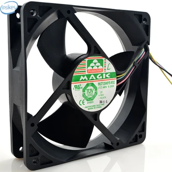 

MGT12048YB-W32 Cooling Fan DC 48V 0.22A 12032 12CM 120*120*32mm 4 Wires