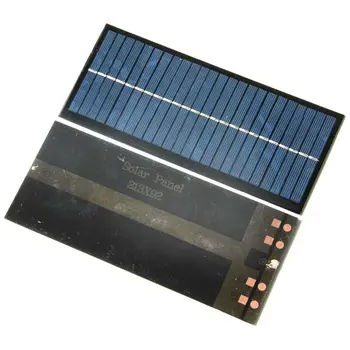 

Wholesale 24PCS/Lot 2.5W 12V Mini Solar Cell Polycrystalline Solar Panel Solar Modul Broad Compability 213*92*3MM Free Shipping