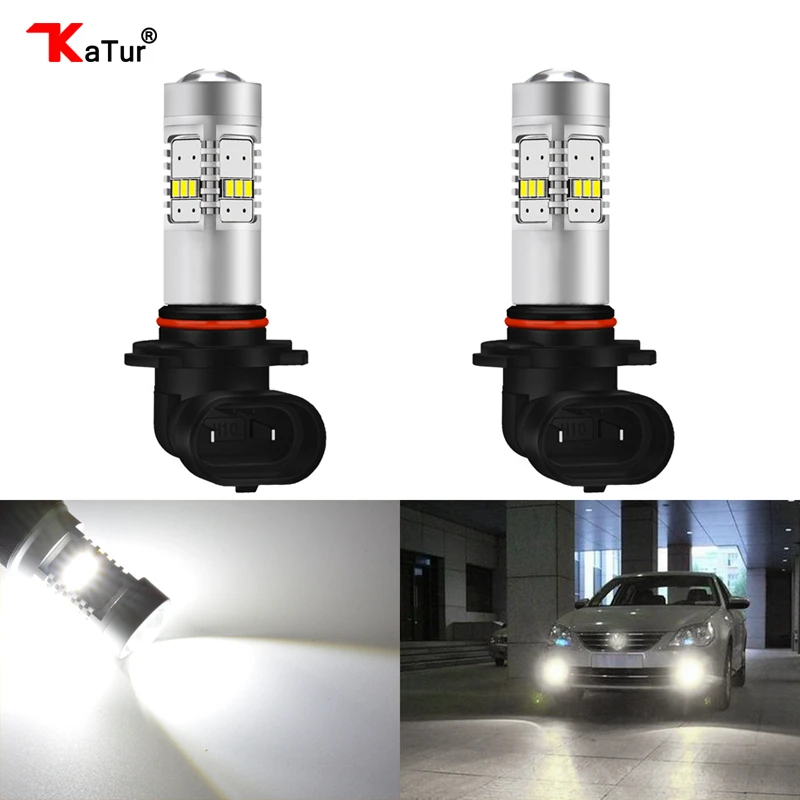 Buy Katur 2pc H10 Led Bulb For Cars Fog Light Driving