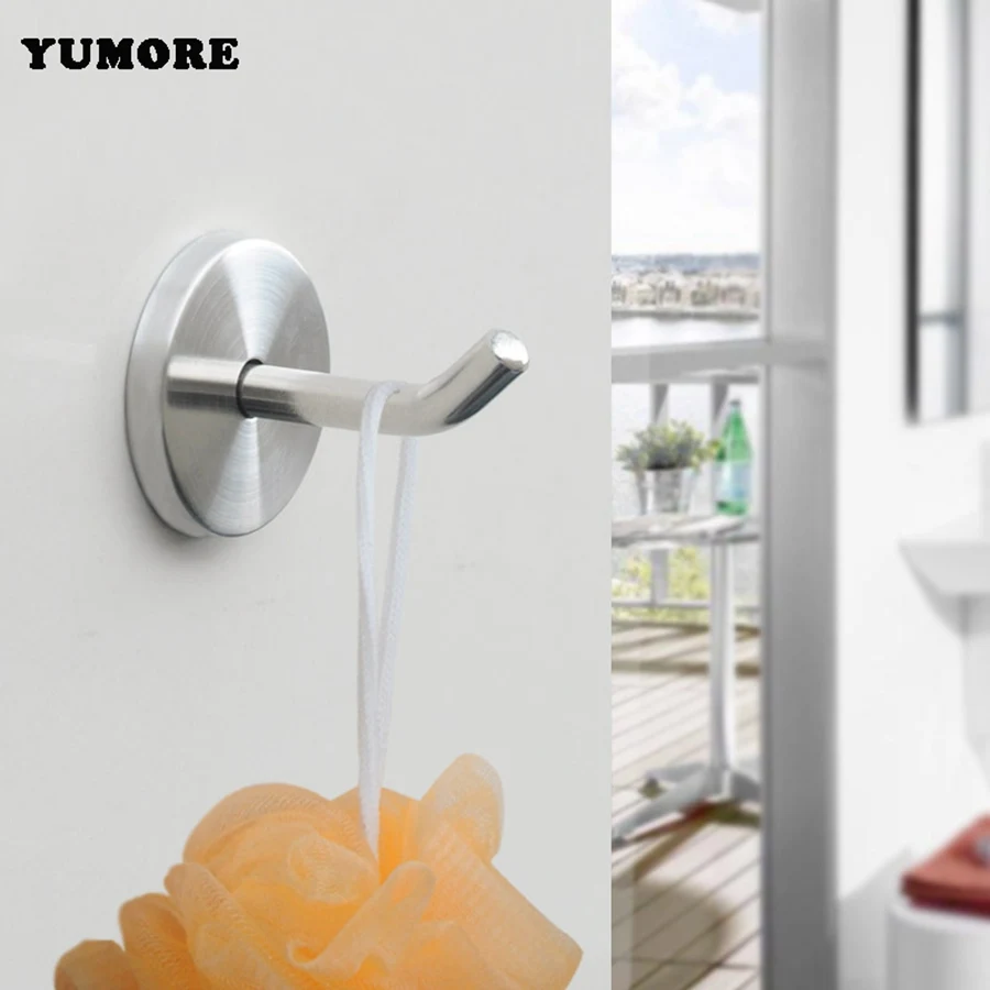 4 шт. длинные крючки для одежды из нержавеющей стали|coat hooks|bathroom hangerbathroom wall hangers |