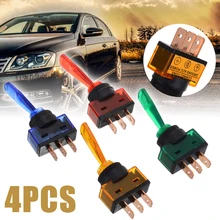 Mayitr 4pcs 3 Pin On/Off SPST LED Toggle Rocker Switch 12V 20A Car Boat Marine Rocker Switches Red Green Blue Orange Mayitr 4pcs 3 Pin On/Off SPST LED Toggle Rocker Switch 12V 20A Car Boat Marine Rocker Switches Red Green Blue Orange