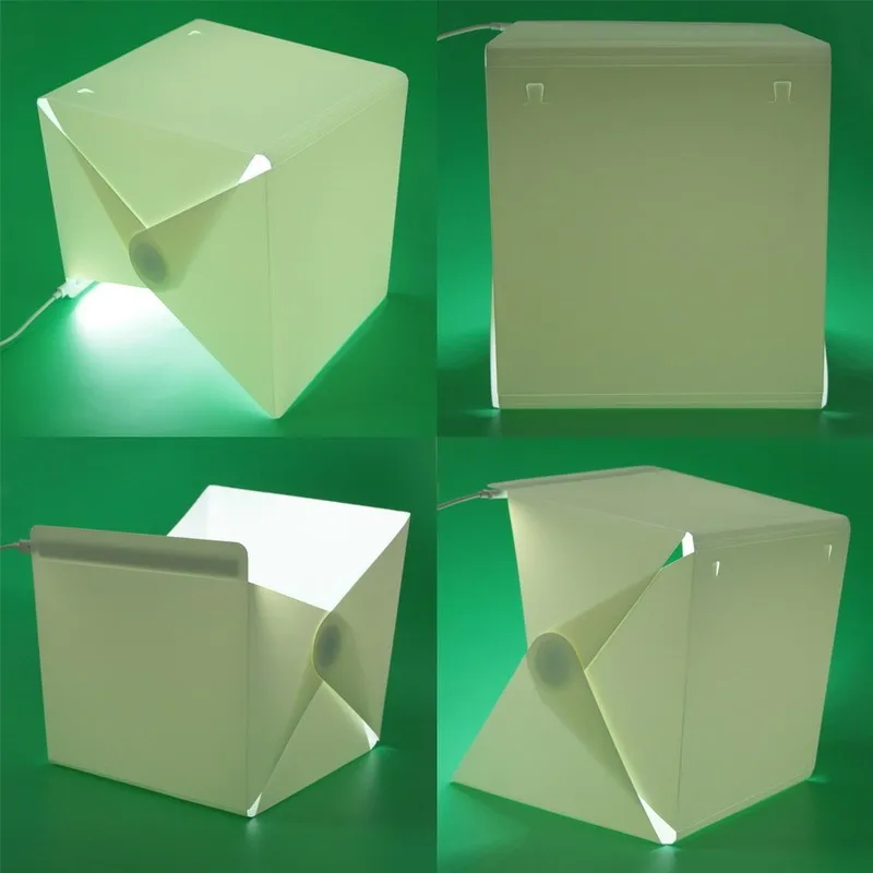 FW1S новейший портативный мини фотостудия коробка фон для фотосъемки встроенный свет фото коробка