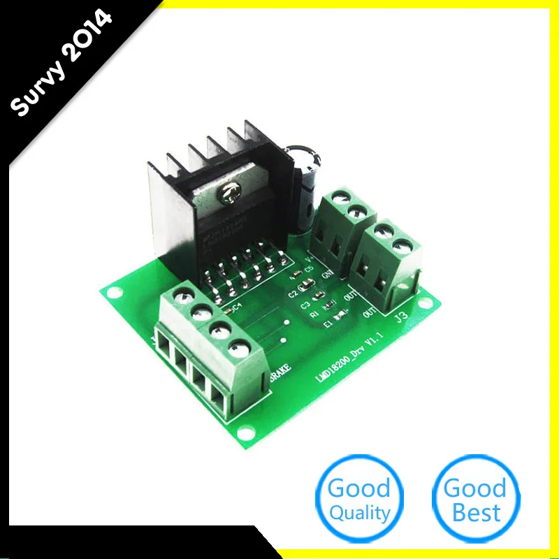 

LMD18200T DC Motor Driver Module Speed Regulator Board PWM H-bridge For Arduino