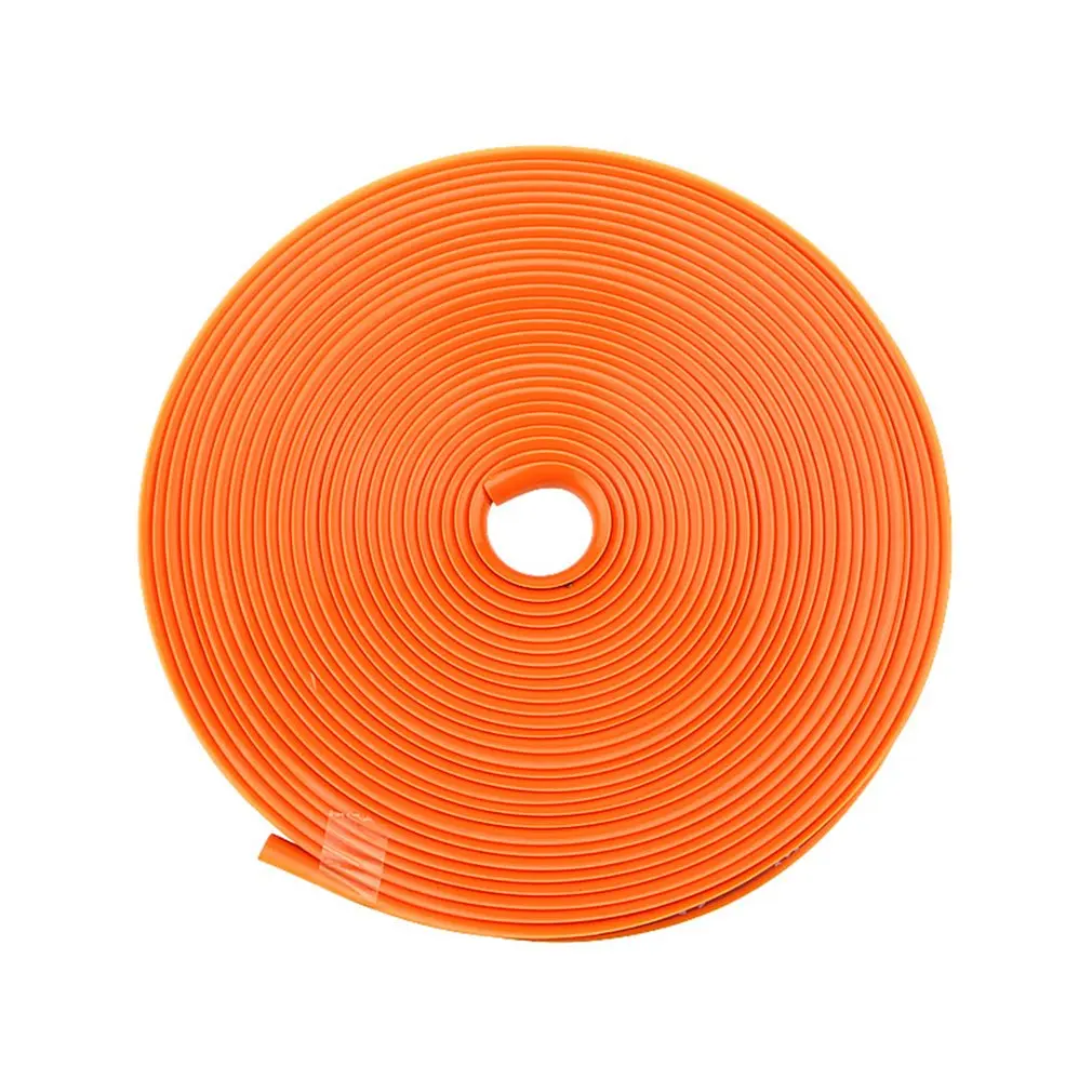 8 м/рулон Стайлинг IPA Rimblades автомобиля Цвет колеса обода протекторы Декор полосы шин защитная линия резиновая Литье отделка - Цвет: Orange