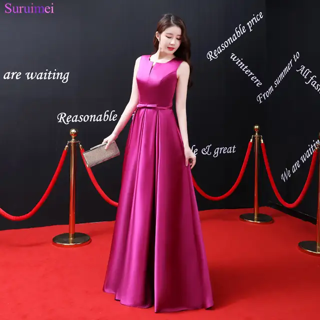 Rose Red Evening Dress