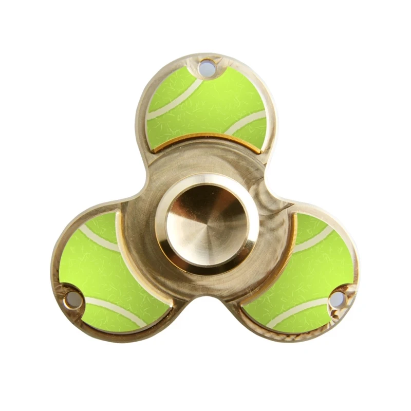 Fidget Spinner Футбол Баскетбол Чистая медь Американский тройник гироскоп палец
