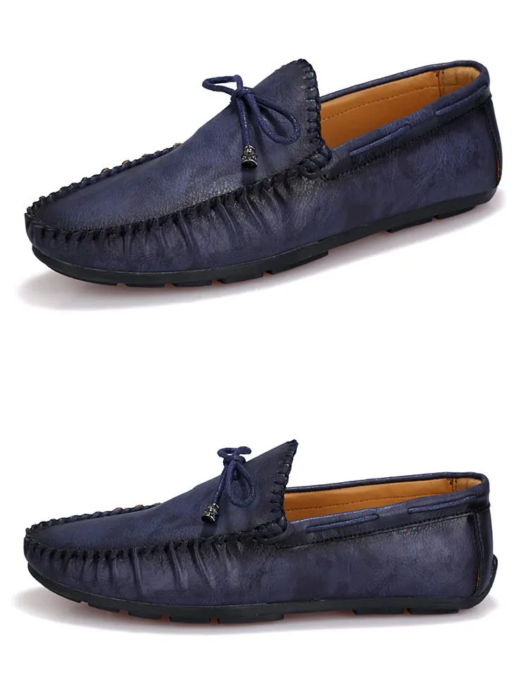 Casual Leather Loafer Shoes Men Soft Comfortable Driving Shoes Men Moccasins Footwear Mokasin Kasual For Men Schoenen785