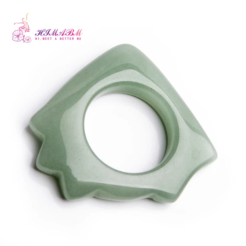 100%Natural Green Jade massage ring Gua Sha Board for finger or body massage reiking healing item relax tool acupunture point 100%Natural Green Jade massage ring Gua Sha Board for finger or body massage reiking healing item relax tool acupunture point