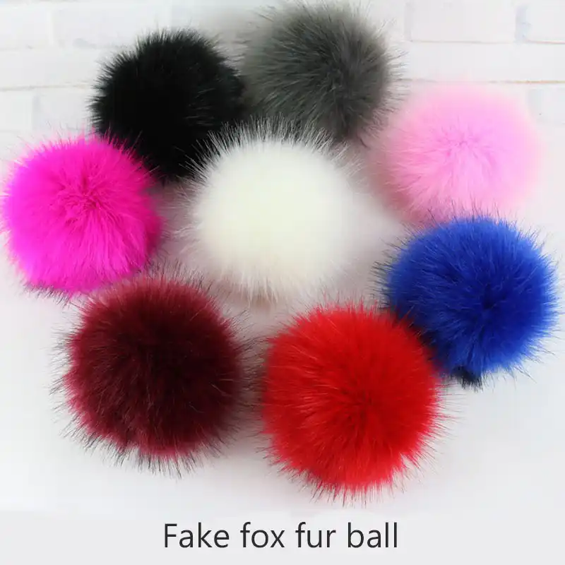 fluffy pom poms for hats