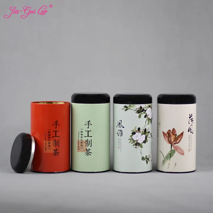 

Jia-gui luo Kraft Paper Dried Fructose Tea Box Medicine Bottle 250g 125g 75g Portable Lightweight Tinplate Cover
