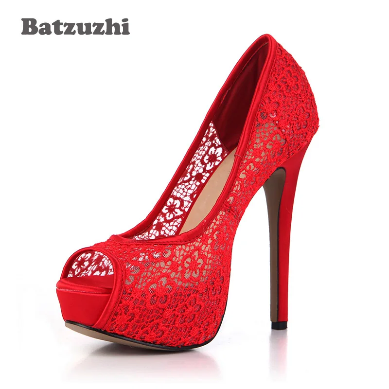 talon rouge ouvert